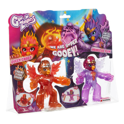 Goozonians Twin Pack, Queen Ember Vs Princsess Flik, W1