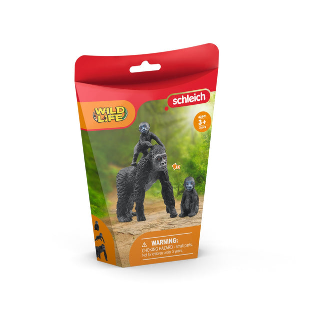 Gorilla Family Playset with Figures and Accessories