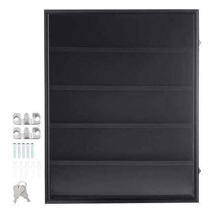 Graded Sports Card Display Case, 35-Card, 98% UV, Lockable