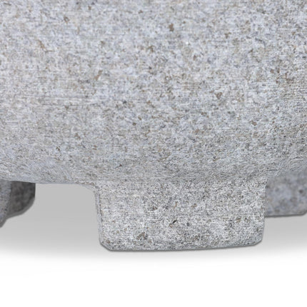 Granite Mortar and Pestle, Round, Efficient Grinding