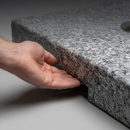 Granite Parasol Base, 24kg – Square, Grey