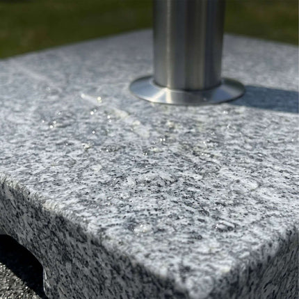 Granite Parasol Base, 24kg – Square, Grey