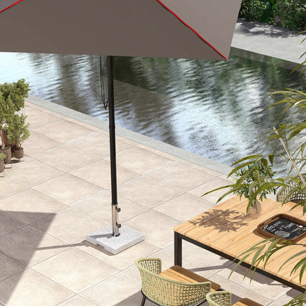 Granite Umbrella Base 21kg, Square Stand for 32/38/48mm