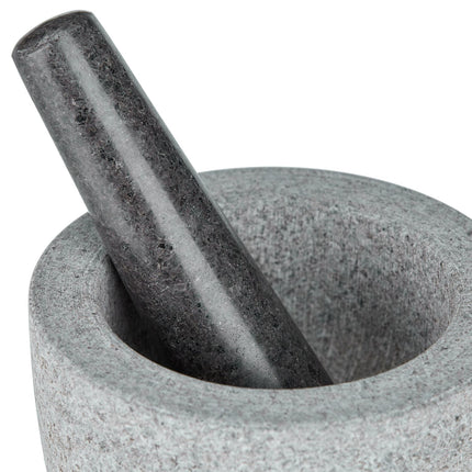 Granite mortar with impact