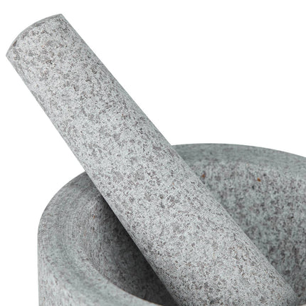 Granite mortar with impact