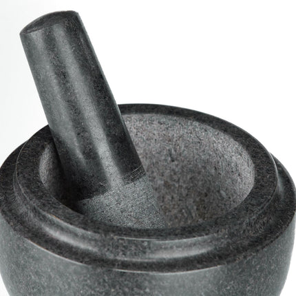 Granite mortar with impact