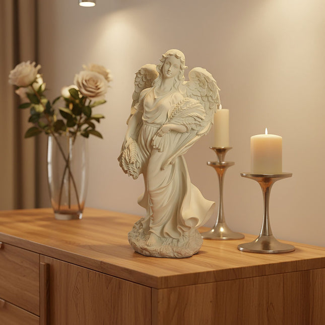 Grave Angel Statue, Weather-Resistant Memorial Ornament