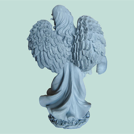 Grave Angel Statue for Cemetery or Garden, Large, Weather-Resistant