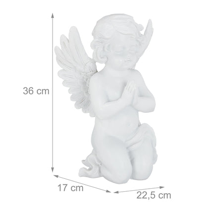 Grave angel praying