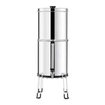 Gravity-Fed Water Filter, 2.25 Gallon Stainless Steel
