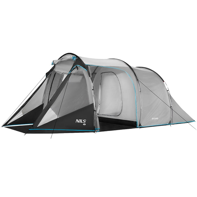 Gray Camping Tent, 2-Person, Waterproof