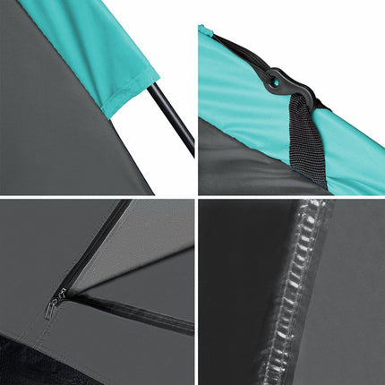 Gray Camping Tent for Hikers, Lightweight, 2-Person