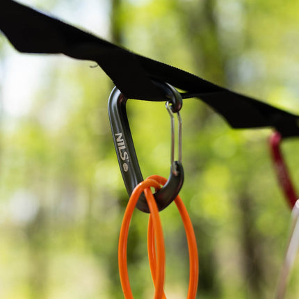 Gray Carabiner 12 KN – Lightweight, Durable