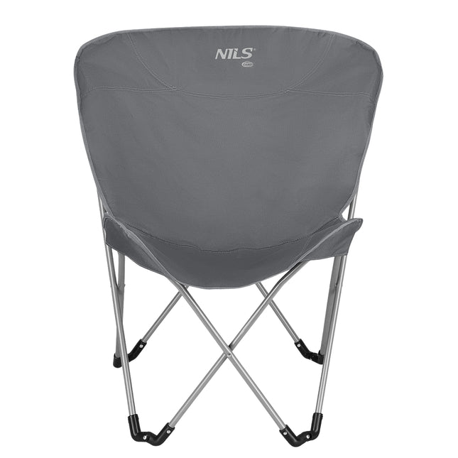 Gray Folding Camping Chair, Lightweight, Portable