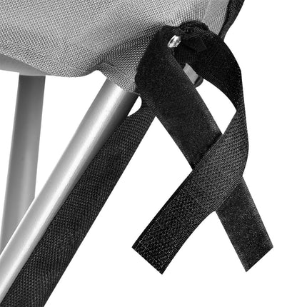 Gray Folding Camping Stool, Lightweight, Portable