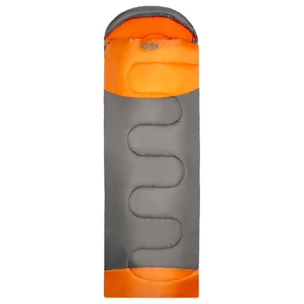 Gray-Orange Sleeping Bag, Size L, Lightweight