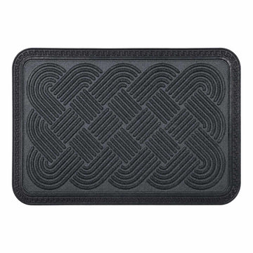 Gray Polypropylene Doormat, 60 x 40 cm, Non-Slip