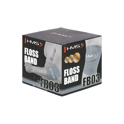 Gray Rubber Exercise Band – Floss, Resistance Training