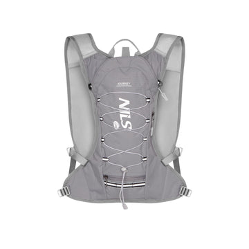 Gray Running Backpack, Lightweight, Adjustable Straps