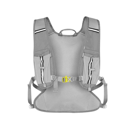 Gray Running Backpack, Lightweight, Adjustable Straps