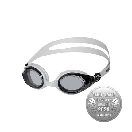Gray Swimming Goggles, Anti-Fog, UV Protection
