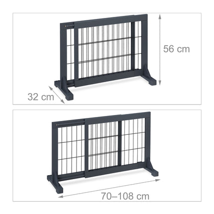 Gray retractable security gate