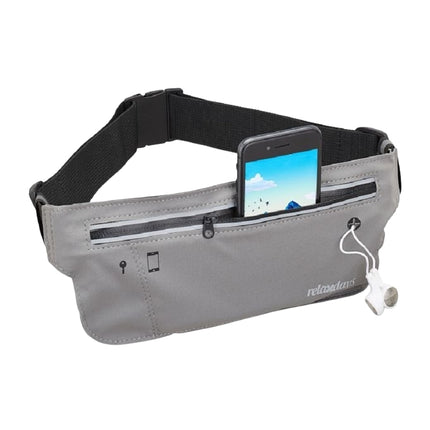 Gray running bag