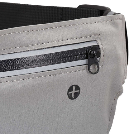 Gray running bag