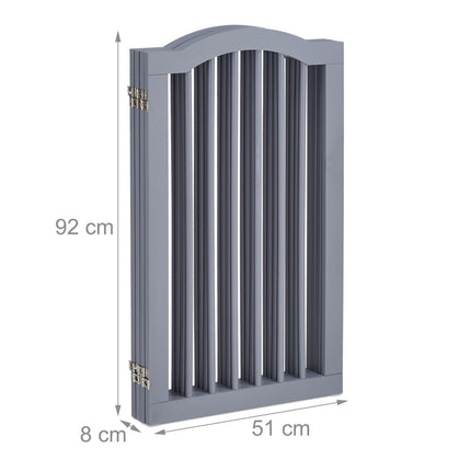 Gray security gate 92 cm