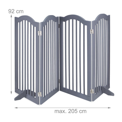 Gray security gate 92 cm