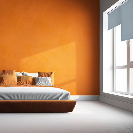 Gray thermal roller blind 160 cm long