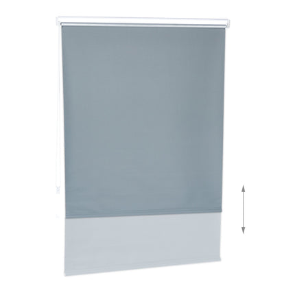 Gray thermal roller blind 160 cm long