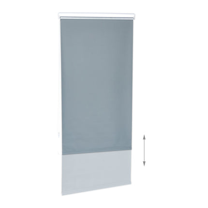 Gray thermal roller blind 160 cm long