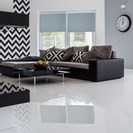 Gray thermal roller blind 220 cm long