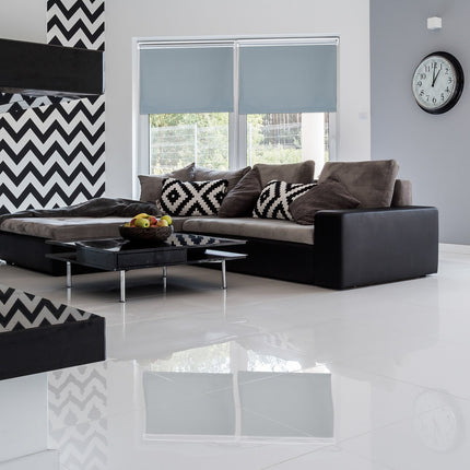 Gray thermal roller blind 220 cm long