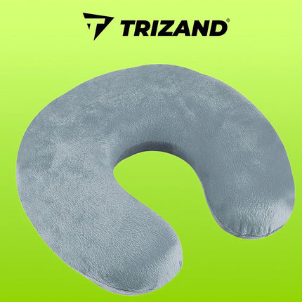 Gray travel pillow P7973