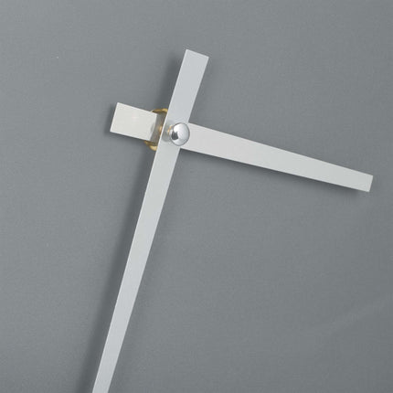 Gray wall clock