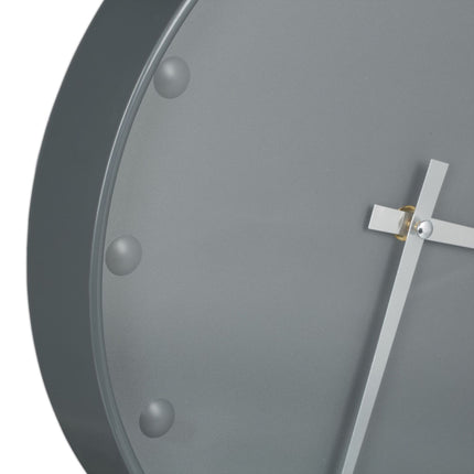 Gray wall clock