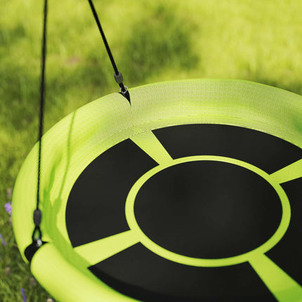 Green Adjustable Outdoor Nest Swing, 98 cm, 150 kg Capacity