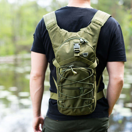 Green Backpack, Durable, Spacious, Travel-Friendly