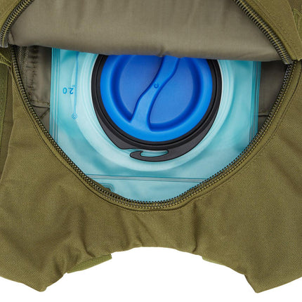 Green Backpack, Durable, Spacious, Travel-Friendly