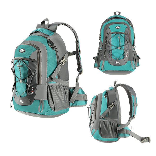 Green Backpack, Large Capacity, Durable Material