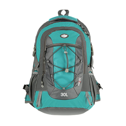 Green Backpack, Large Capacity, Durable Material