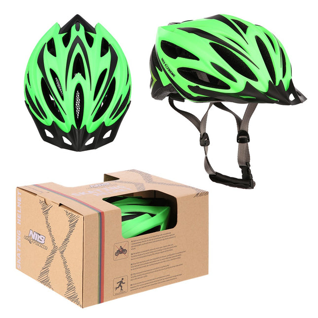 Green-Black Helmet, Size S (48-53 cm)