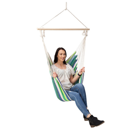 Green Brazilian Folding Chair, Lightweight, Portable