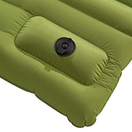 Green Camping Mat with Built-In Pump
