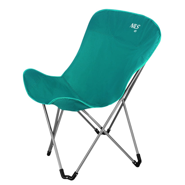 Green Folding Camping Chair, Lightweight, Portable