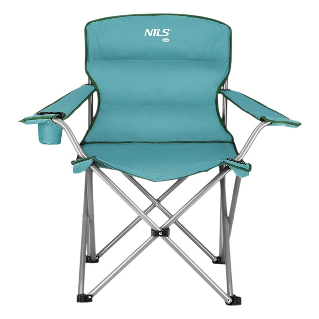 Green Folding Camping Chair, Lightweight, Portable