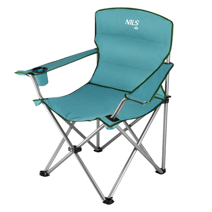 Green Folding Camping Chair, Lightweight, Portable