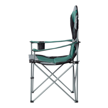 Green Folding Camping Chair, Lightweight, Portable